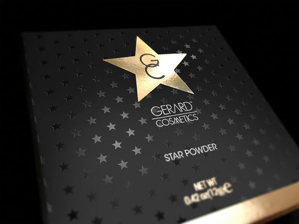 Gerard Cosmetics Star Powder package design. Package design by Brian K. Harris /BKreative.