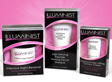 Illuminist Dermapuetics package design by Brian K. Harris / BKreative.