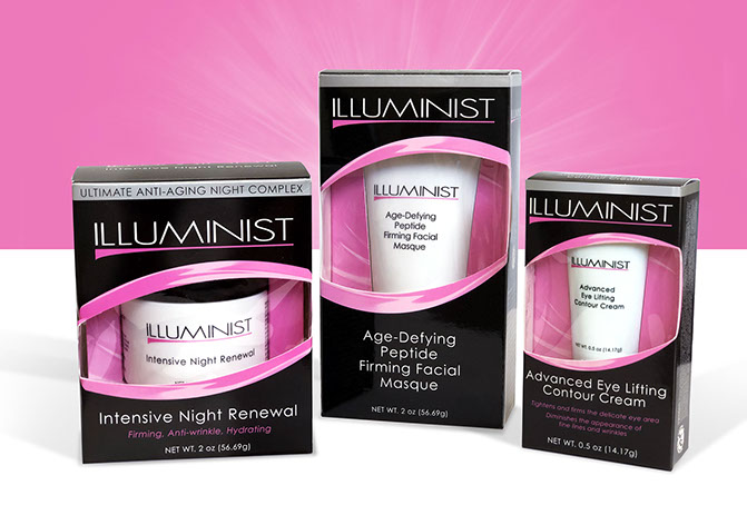 Illuminist Dermapuetics package design by Brian K. Harris / BKreative.